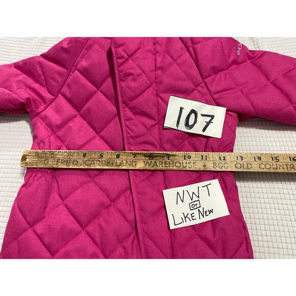 Children’s Columbia Pink Snowsuit. Size 6-12 Months - Picture 3 of 11